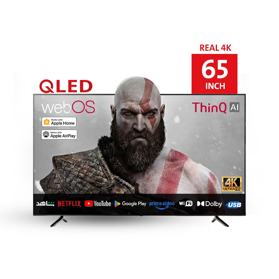 شاشة فوجيكا 65 FJ-65Q6 -QLED نظام التشغيل webOS نطلق في رحلة ترفيه لا حدود لها.